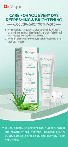 Dr. Vigor Aloe Vera Care Toothpaste – Daily Oral Care & Fresh Breath