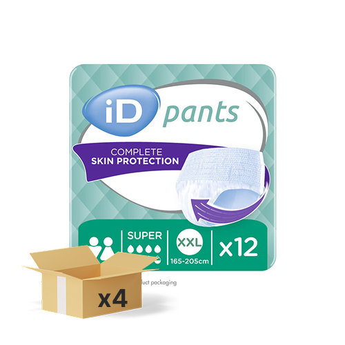 iD Pull Up Pants XXL – 4 x 12 Pack (48 Pants) Bulk