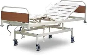 2-Crank Manual Hospital Bed | Adjustable Patient Bed | DAATS