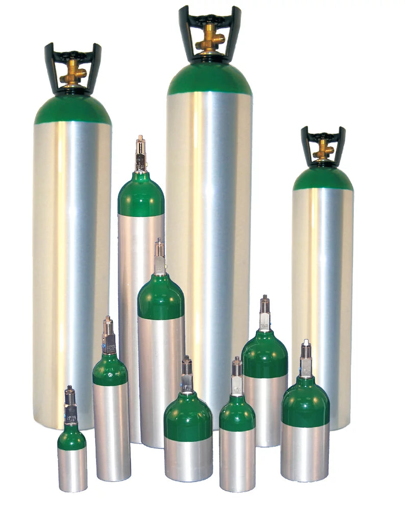 Metal Impact Aluminium Medical Oxygen Cylinder L – 10.4 kg Empty