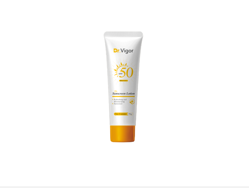 Dr.Vigor SPF 50+ PA++++ Refreshing Sunscreen Lotion (50g) – Lightweight & Hydrating UV Protection