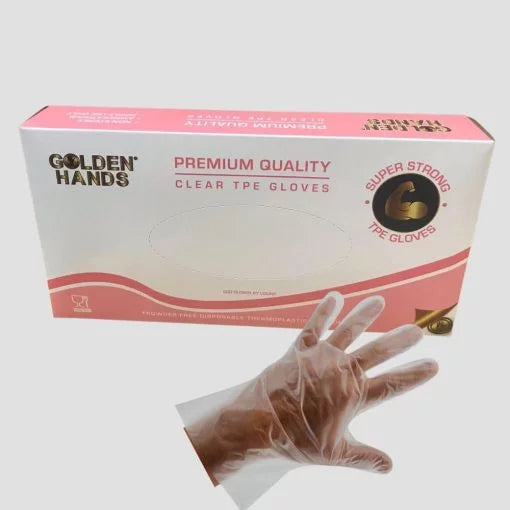 Golden Hands TPE Glove – Clear
