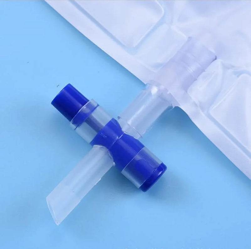 2000ml Urine Drainage Night Bag with Cross Valve
