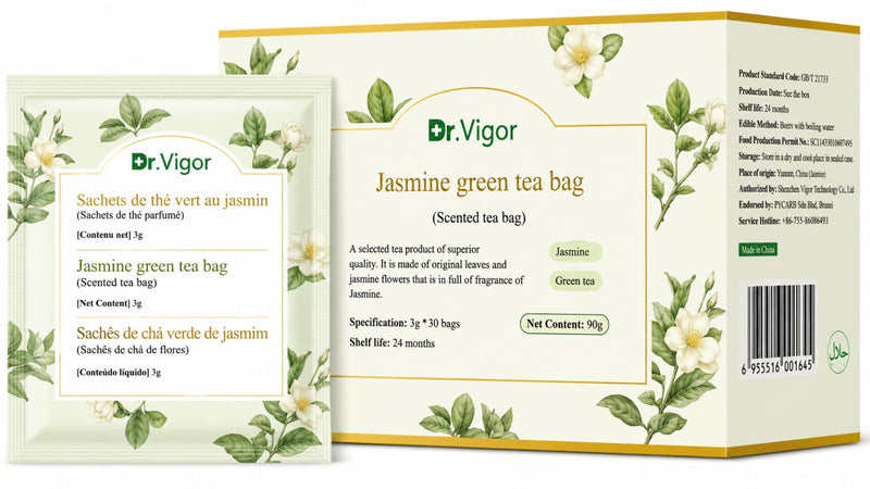 Dr. Vigor Jasmine Green Tea –3g x 30 Tea Bags