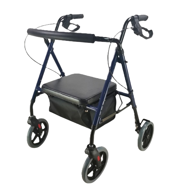 4 Wheel Walker Rollator – Lightweight Foldable Walker with Seat