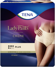 TENA Lady Pants Plus High Waist Crème (Bulk) - DAATS
