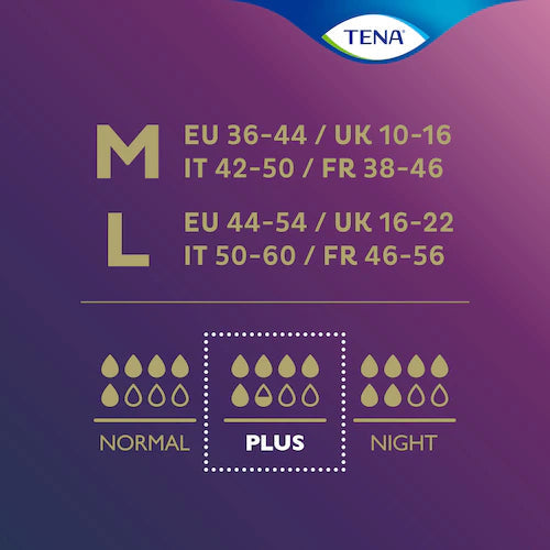 TENA Lady Pants Plus High Waist Crème (Bulk) - DAATS