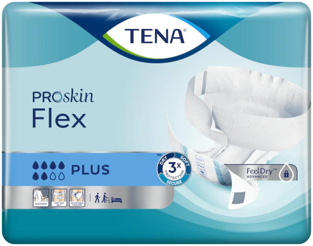 TENA ProSkin Flex Plus - Belted (Bulk) - DAATS