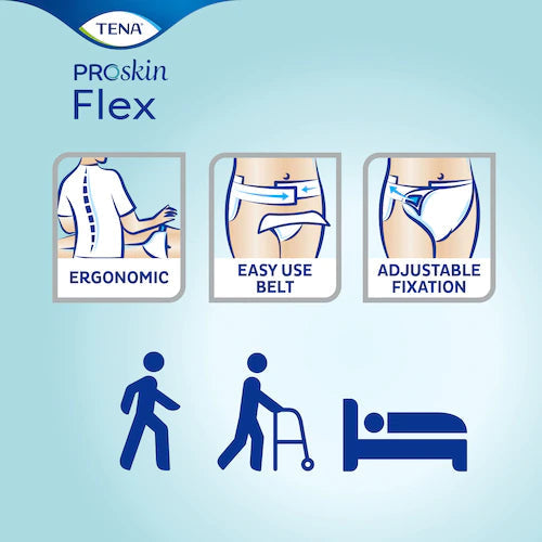 TENA ProSkin Flex Super - Belted (Bulk) - DAATS